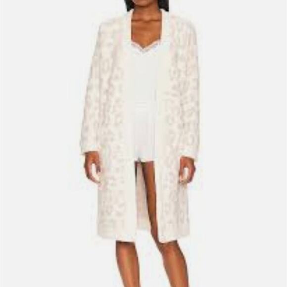 TOP SHOP NEW LONG DUSTER ANIMAL PRINT BEIGE / CREAM 0/2 - Picture 9 of 9